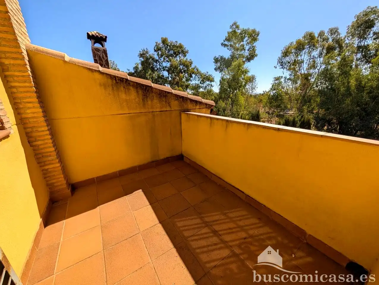 Terrassa de Casa o xalet en venda en Linares amb Aire condicionat, Jardí privat i Terrassa