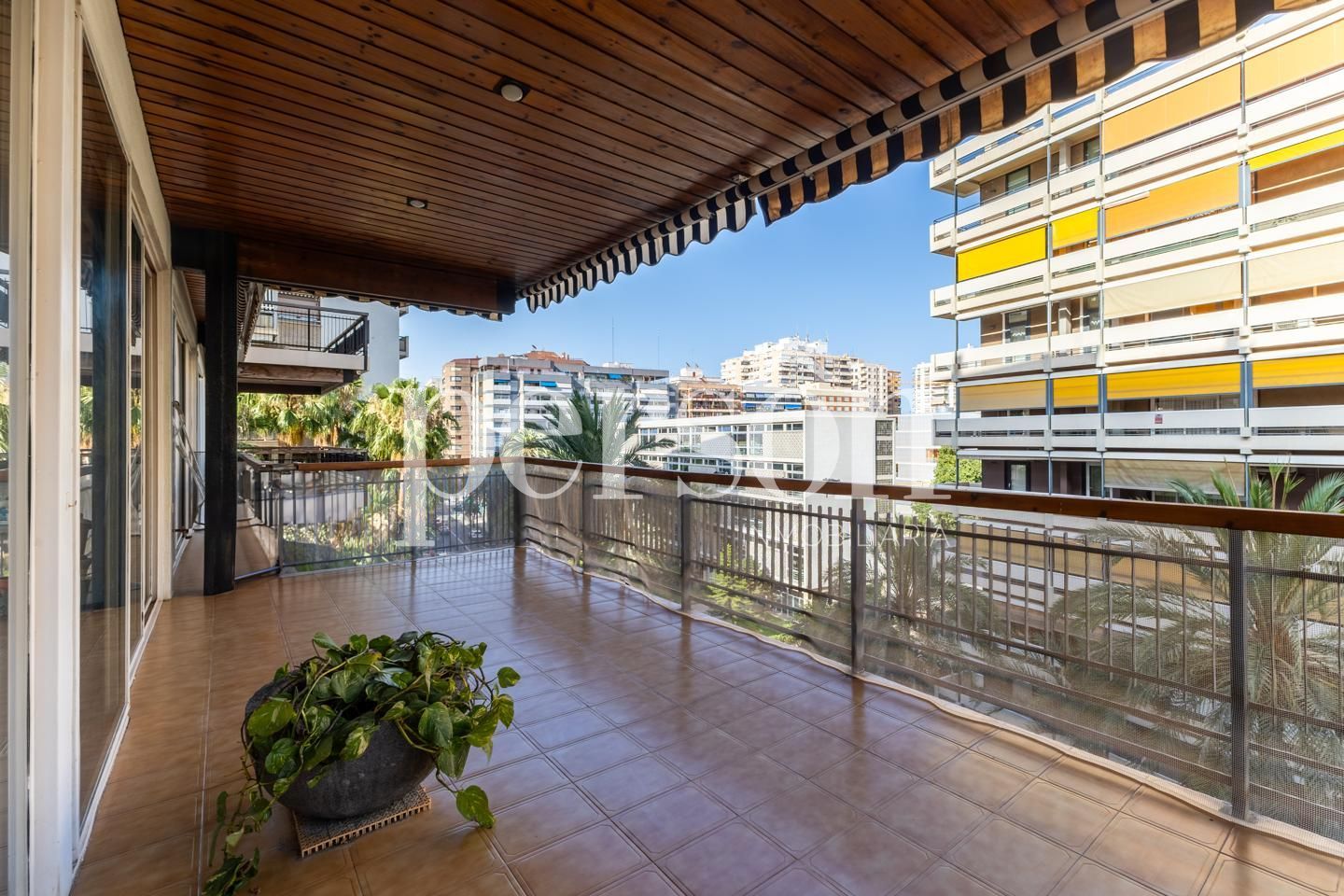 Terrace of Flat for sale in  Valencia Capital  with Heating, Terrace and Storage room