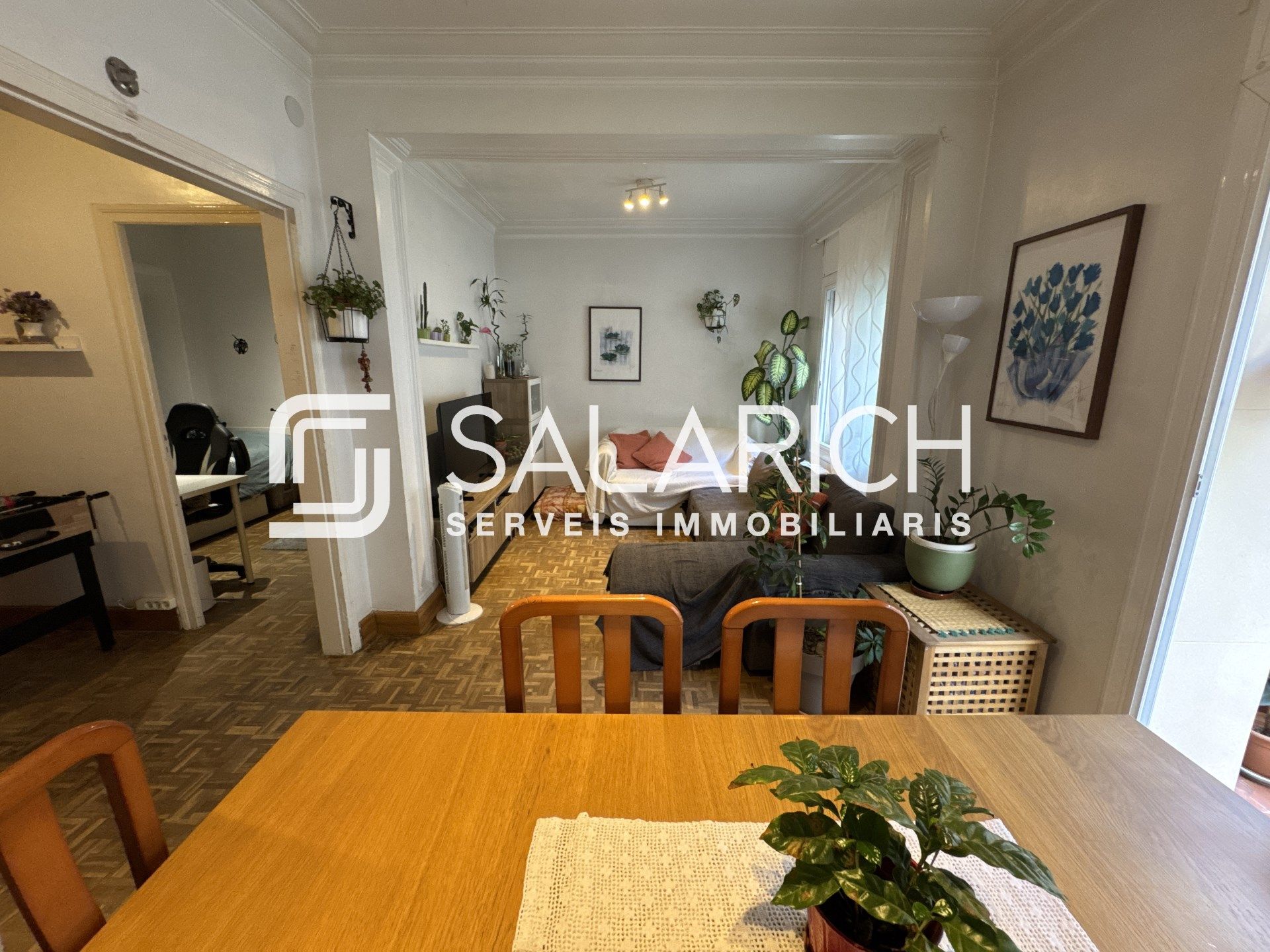 Dining room of Flat for sale in  Barcelona Capital