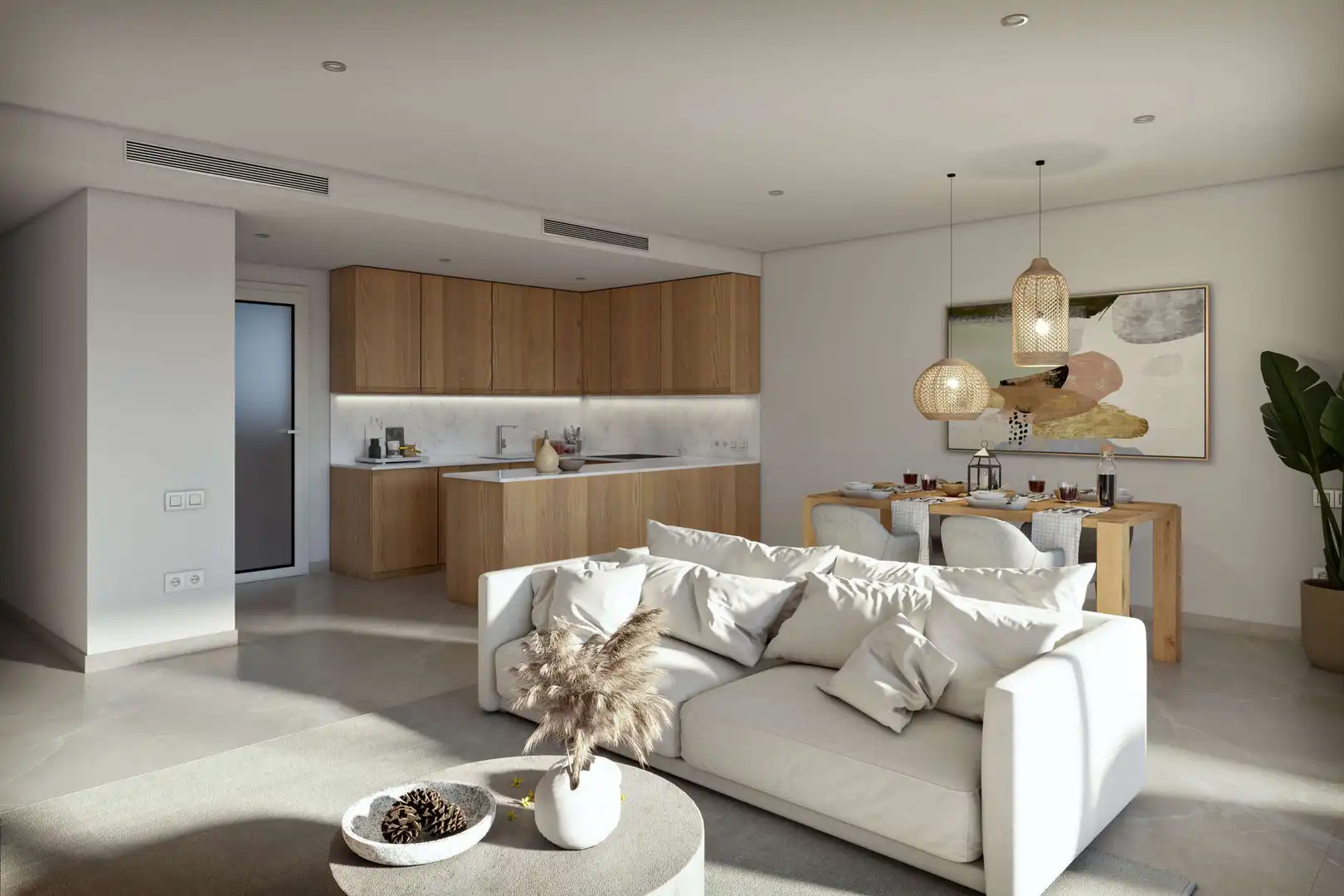 Living room of Ground floor for sale in Capdepera  with Air Conditioner, Terrace and Furnished