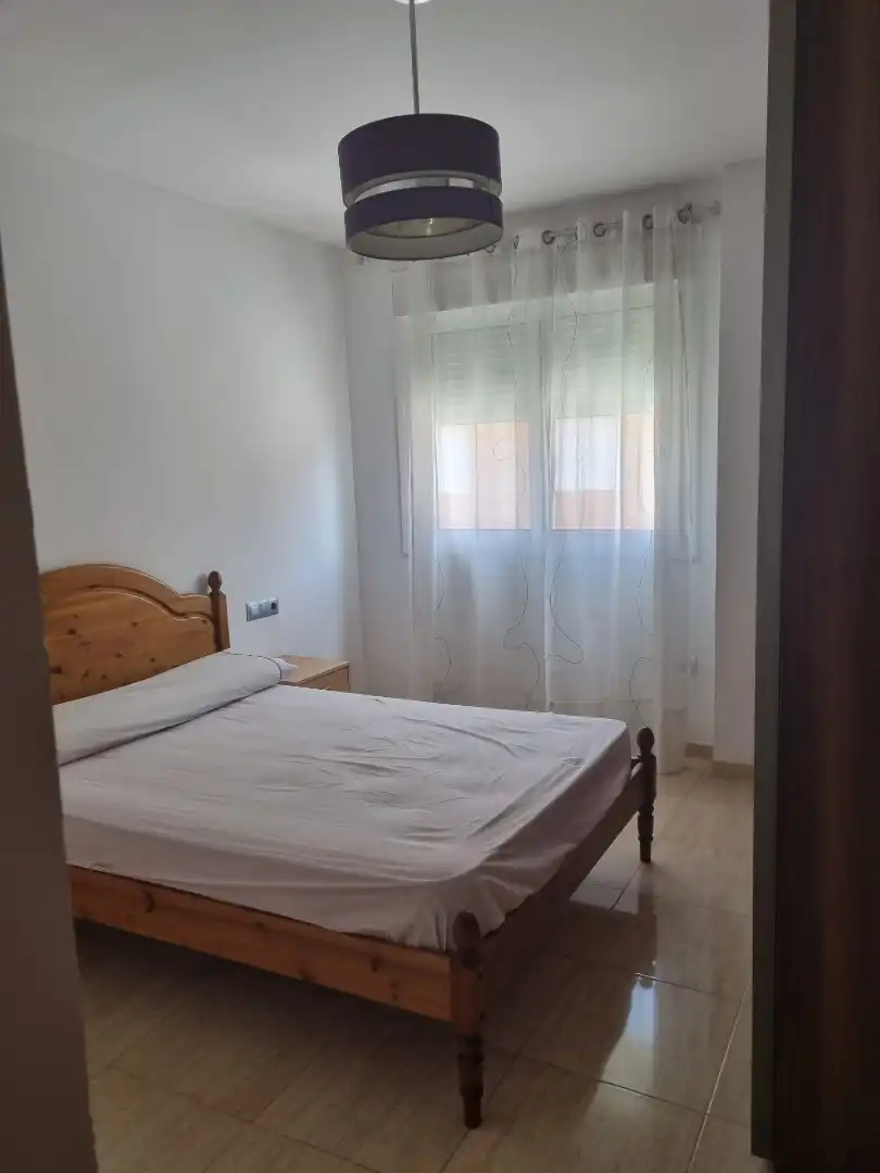 Bedroom of Flat for rent in Roquetas de Mar  with Air Conditioner, Heating and Furnished