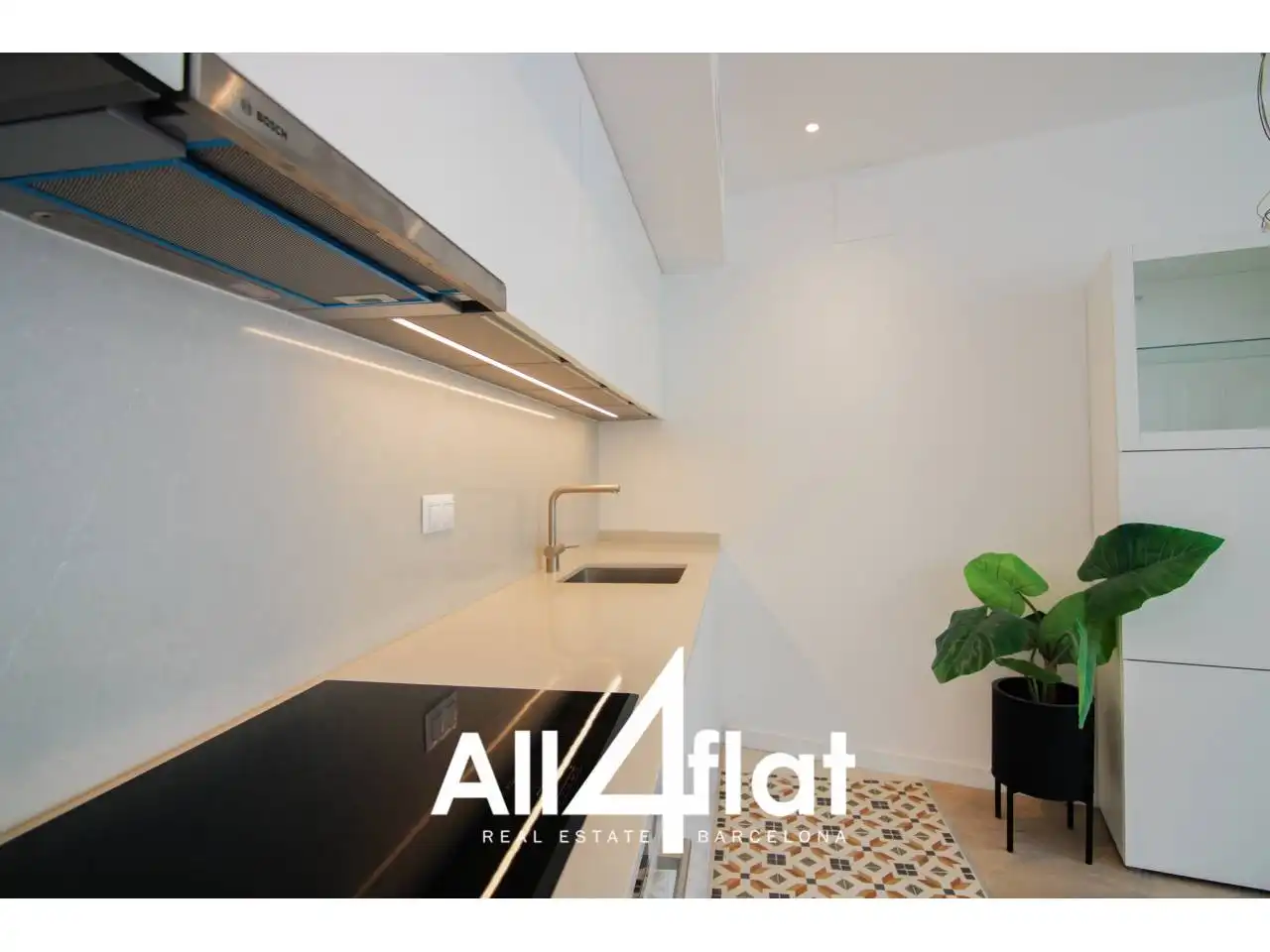 Kitchen of Flat for rent in Barcelona  with Air Conditioner, Heating and Parquet flooring