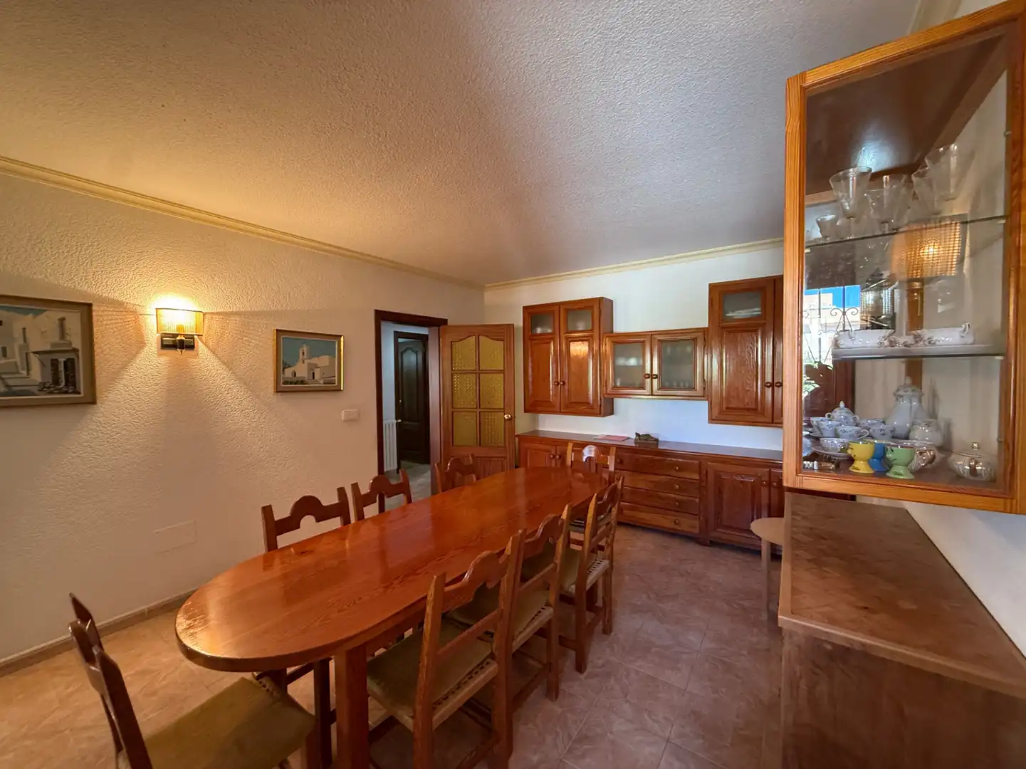 Dining room of Houses for sale in Sant Josep de sa Talaia  with Air Conditioner, Heating and Terrace