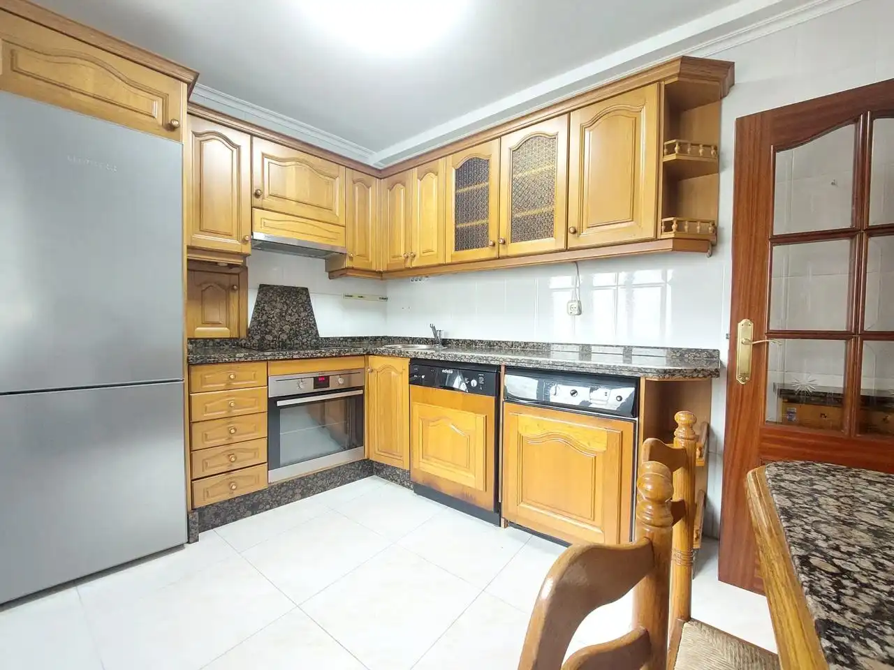 Kitchen of Flat for sale in Gijón   with Heating and Balcony