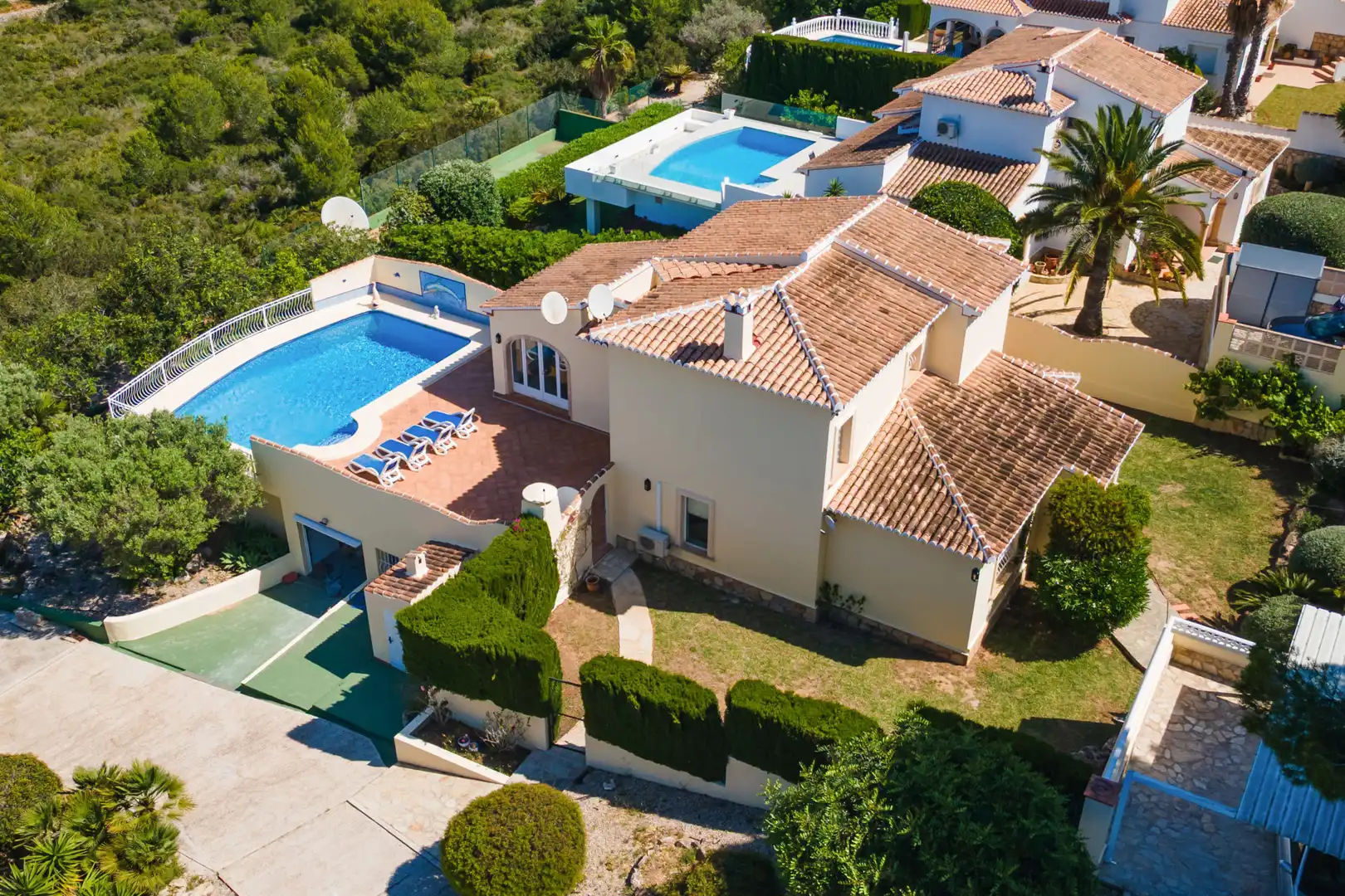 Exterior view of Houses for sale in Jávea / Xàbia  with Air Conditioner, Private garden and Terrace