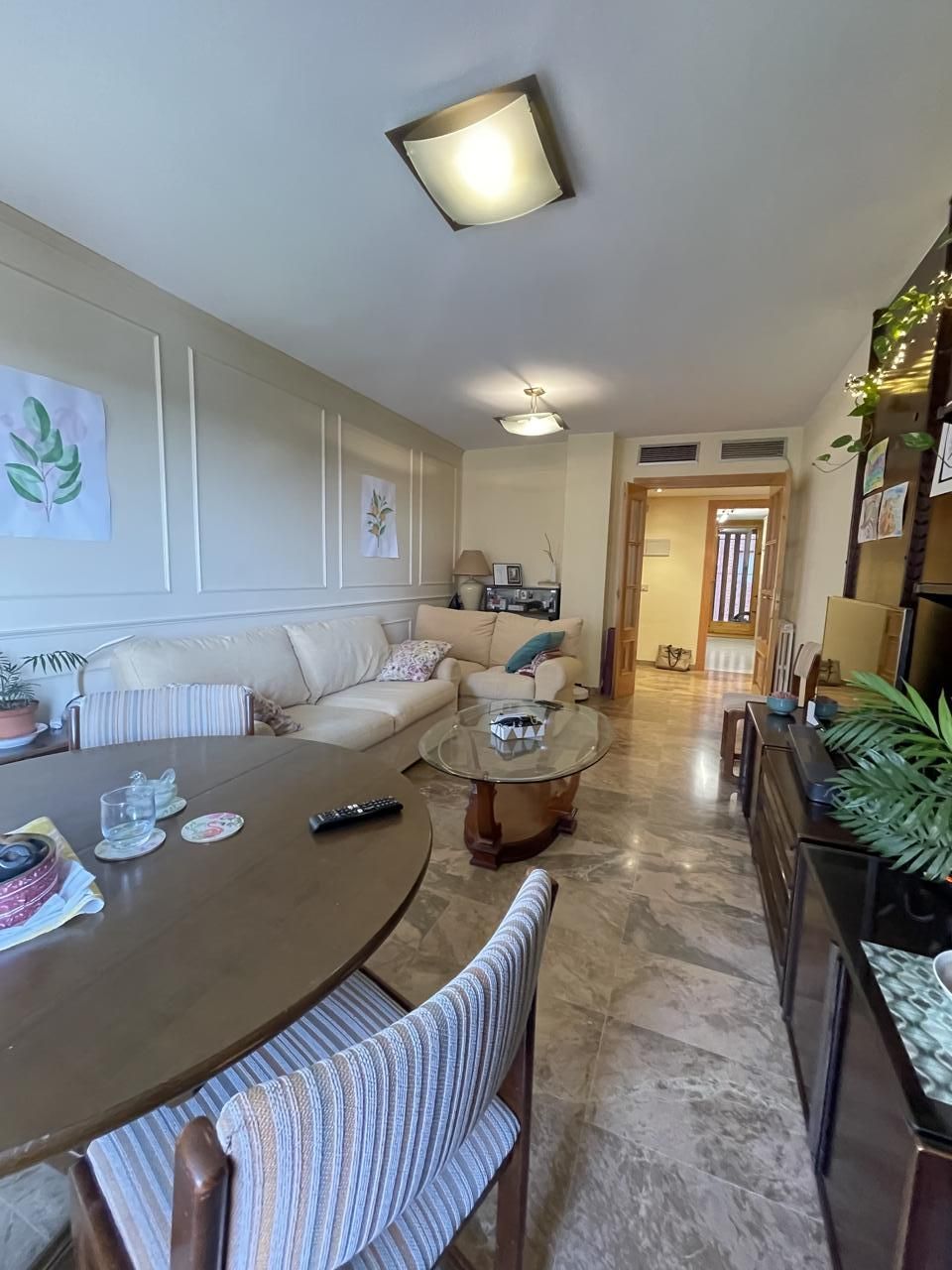 Living room of Flat for sale in  Zaragoza Capital  with Air Conditioner, Heating and Terrace
