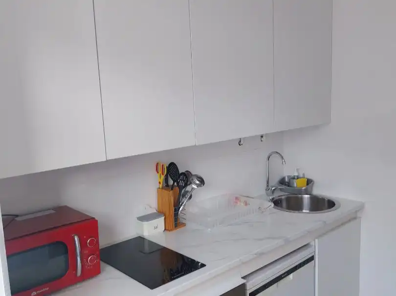 Cocina de Piso de alquiler en Santander con Amueblado, Horno y Lavadora