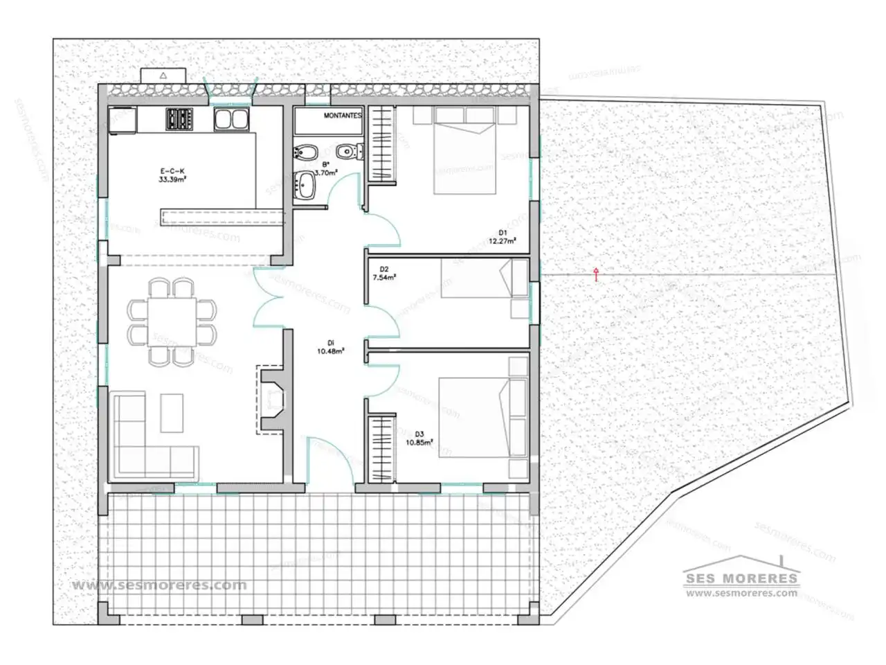 Casa rústica con jardín en venta en Es Mercadal poble, imagen 39