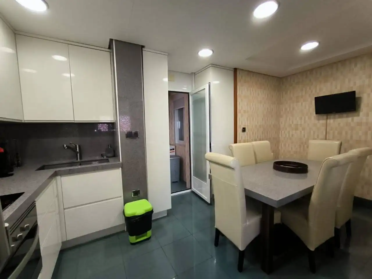 Küche von Wohnung zum Verkauf in Albacete mit Klimaanlage, Heizung und Parkett