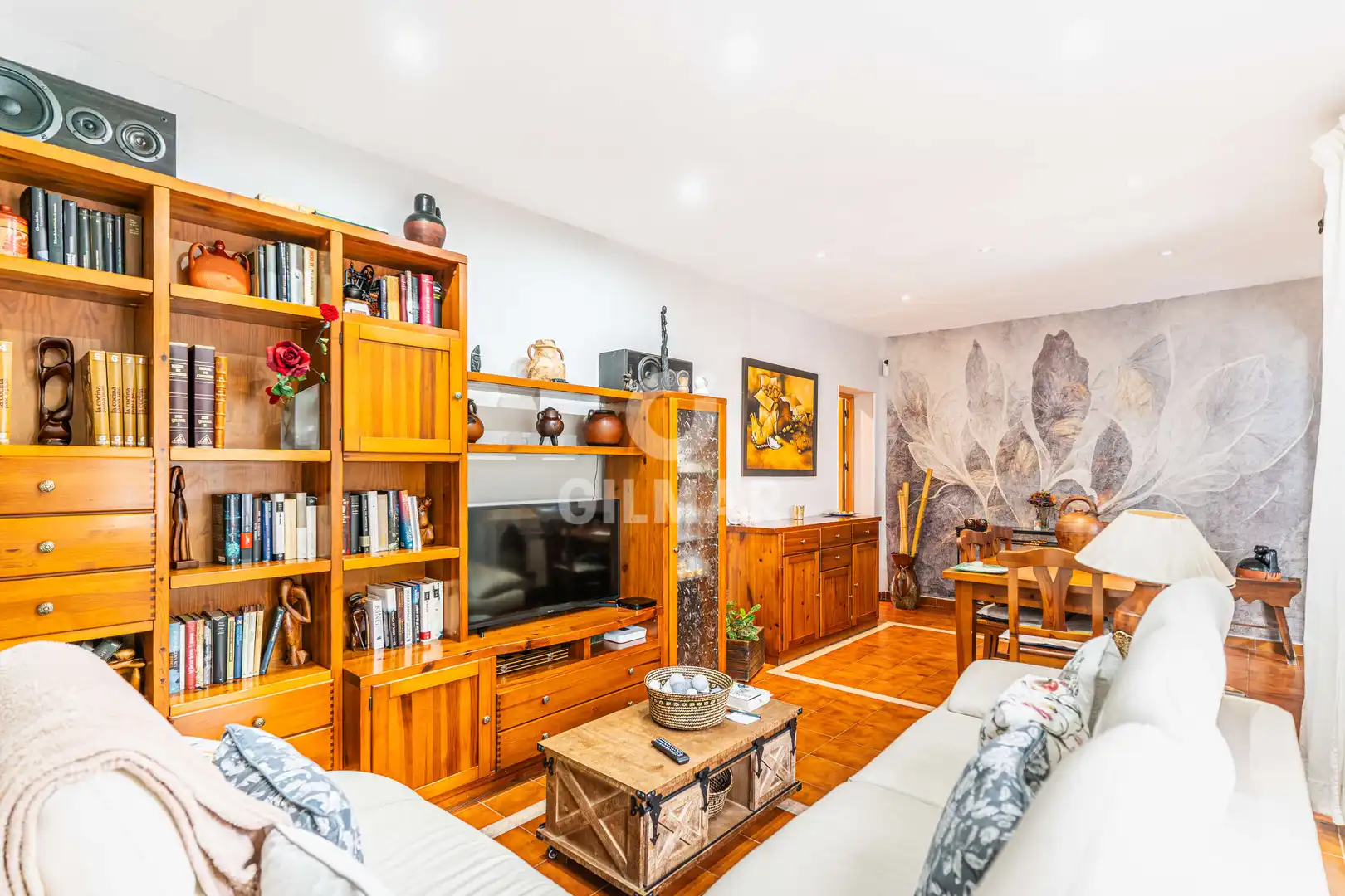 Living room of Detached homes for sale in Madrid  with Heating, Private garden and Swimming Pool