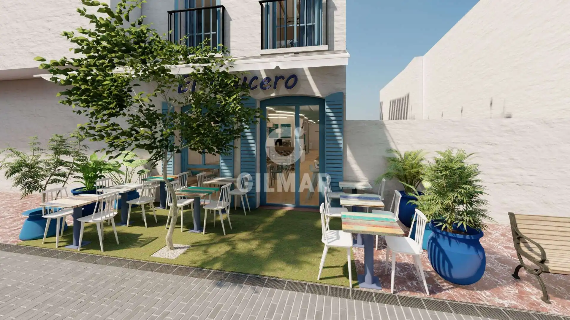 Terrasse von Fabrik Grundstücke zum Verkauf in Estepona