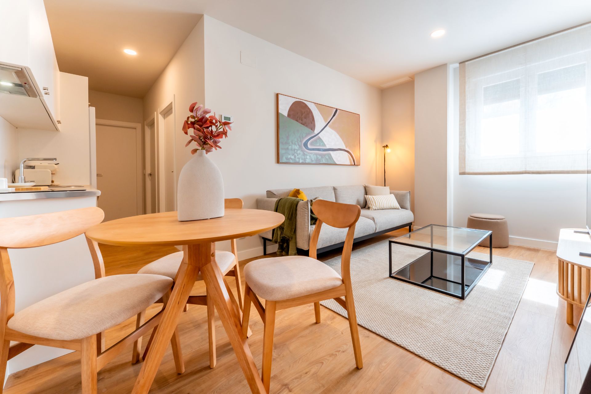 Living room of Flat to rent in  Sevilla Capital  with Air Conditioner, Heating and Furnished