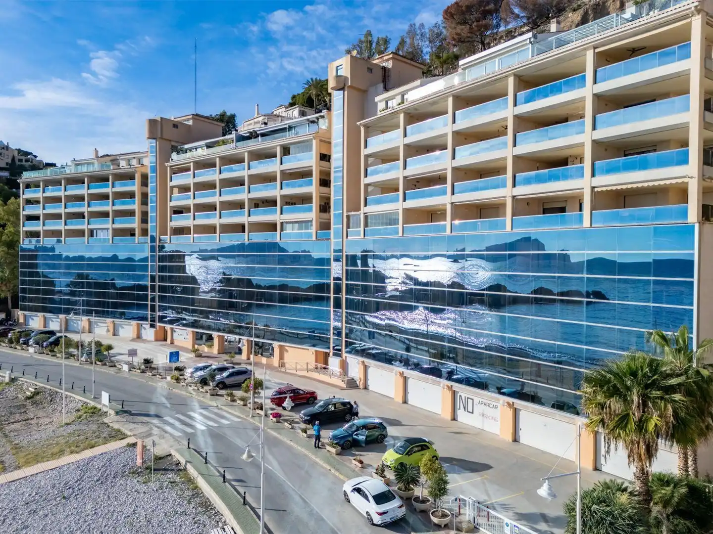 Exterior view of Duplexes for sale in Altea  with Air Conditioner and Swimming Pool