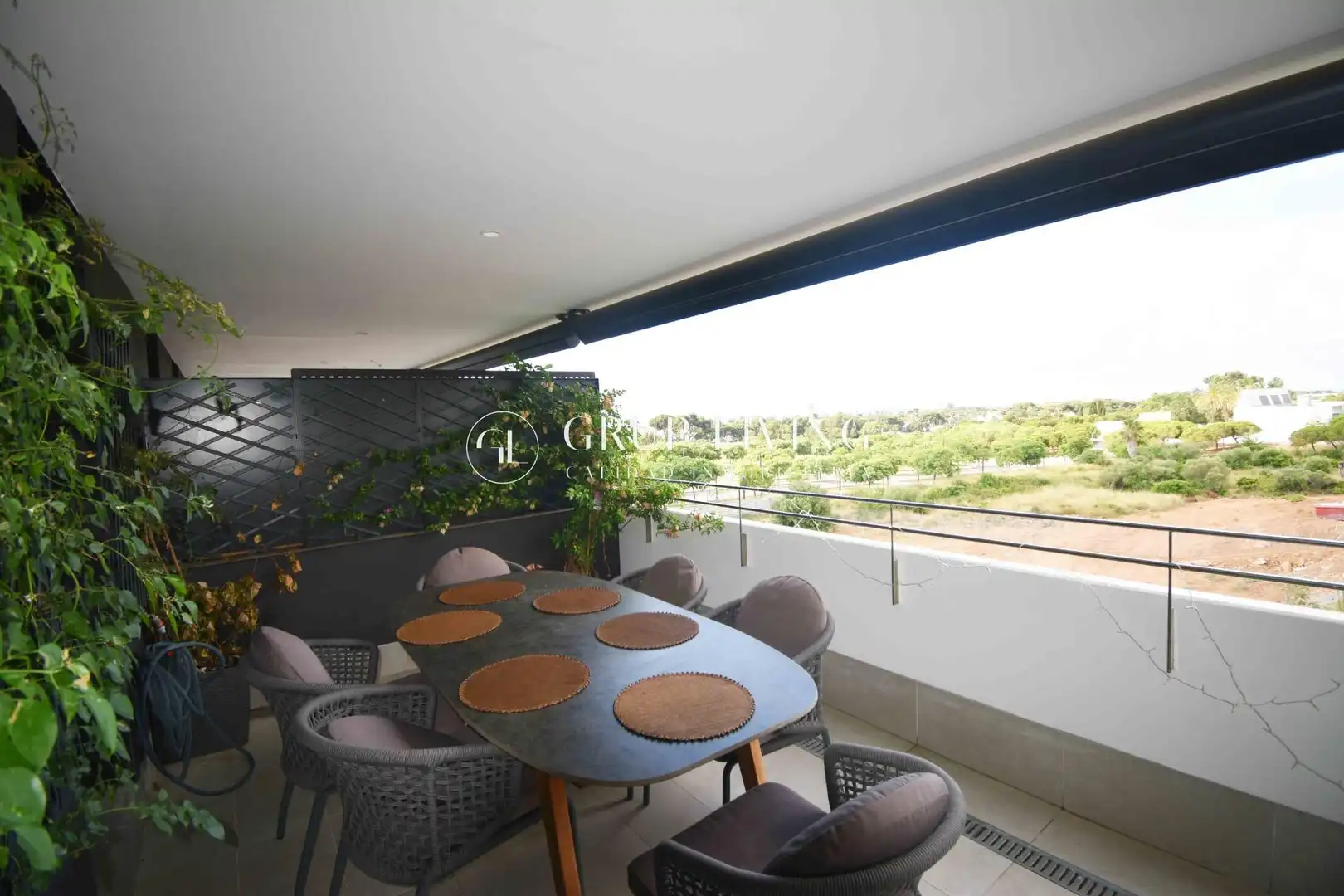 Terrasse von Wohnung zur Miete in Sitges mit Heizung, Privatgarten und Parkett