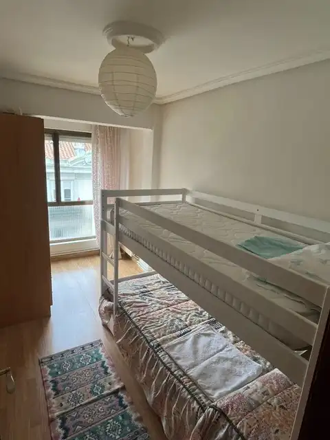 Bedroom of Flat for rent in Santander  with Heating, Furnished and Oven
