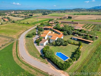 Exterior view of Country house for sale in Forallac  with Swimming Pool and Balcony