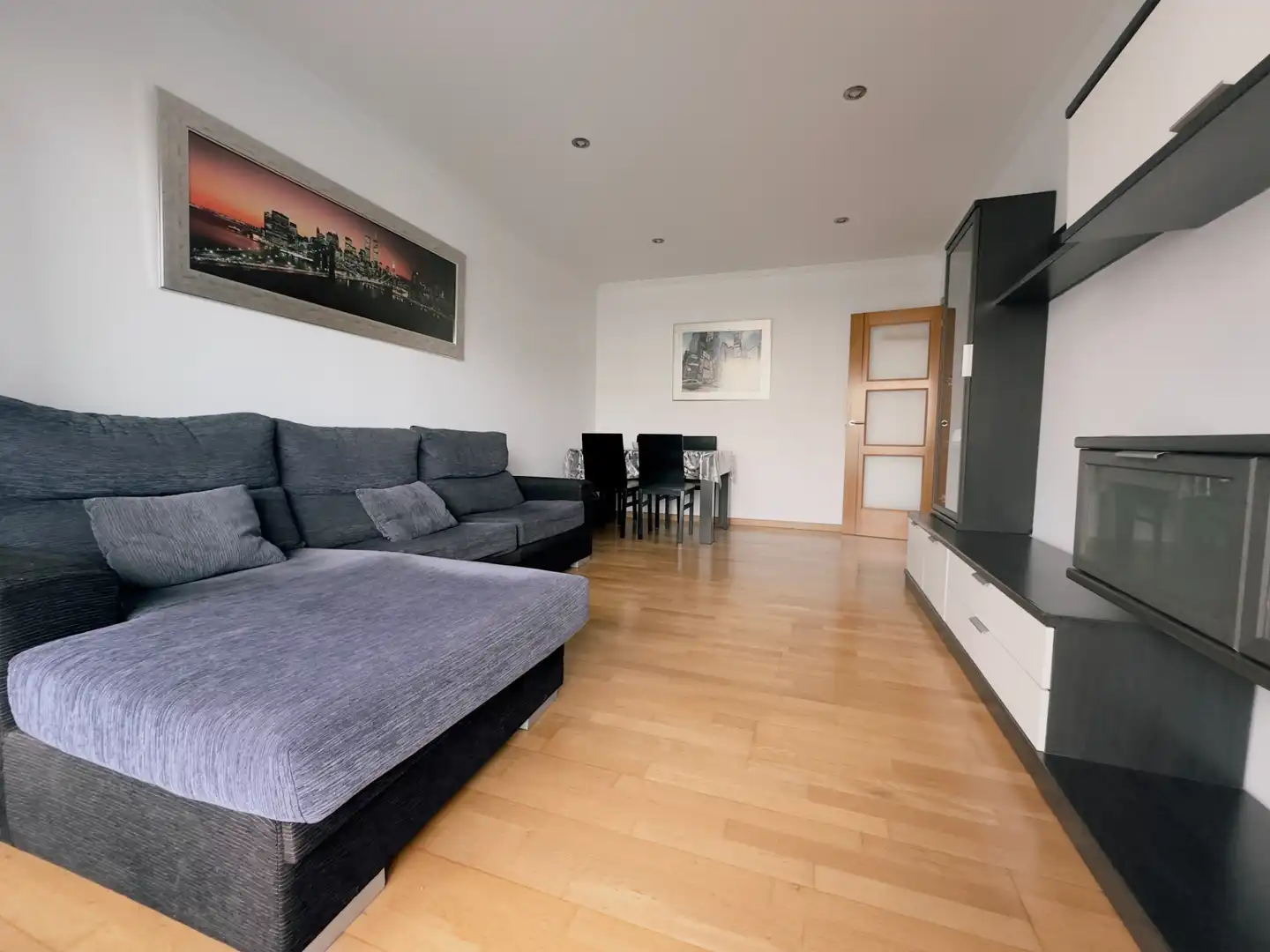Sala de estar de Apartamento en venta en Santa Pola con Aire acondicionado, Calefacción y Parquet