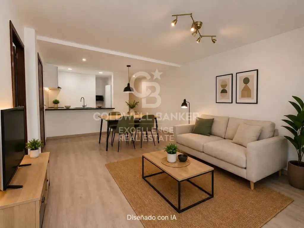 Living room of Flat for rent in Valencia  with Terrace and Balcony