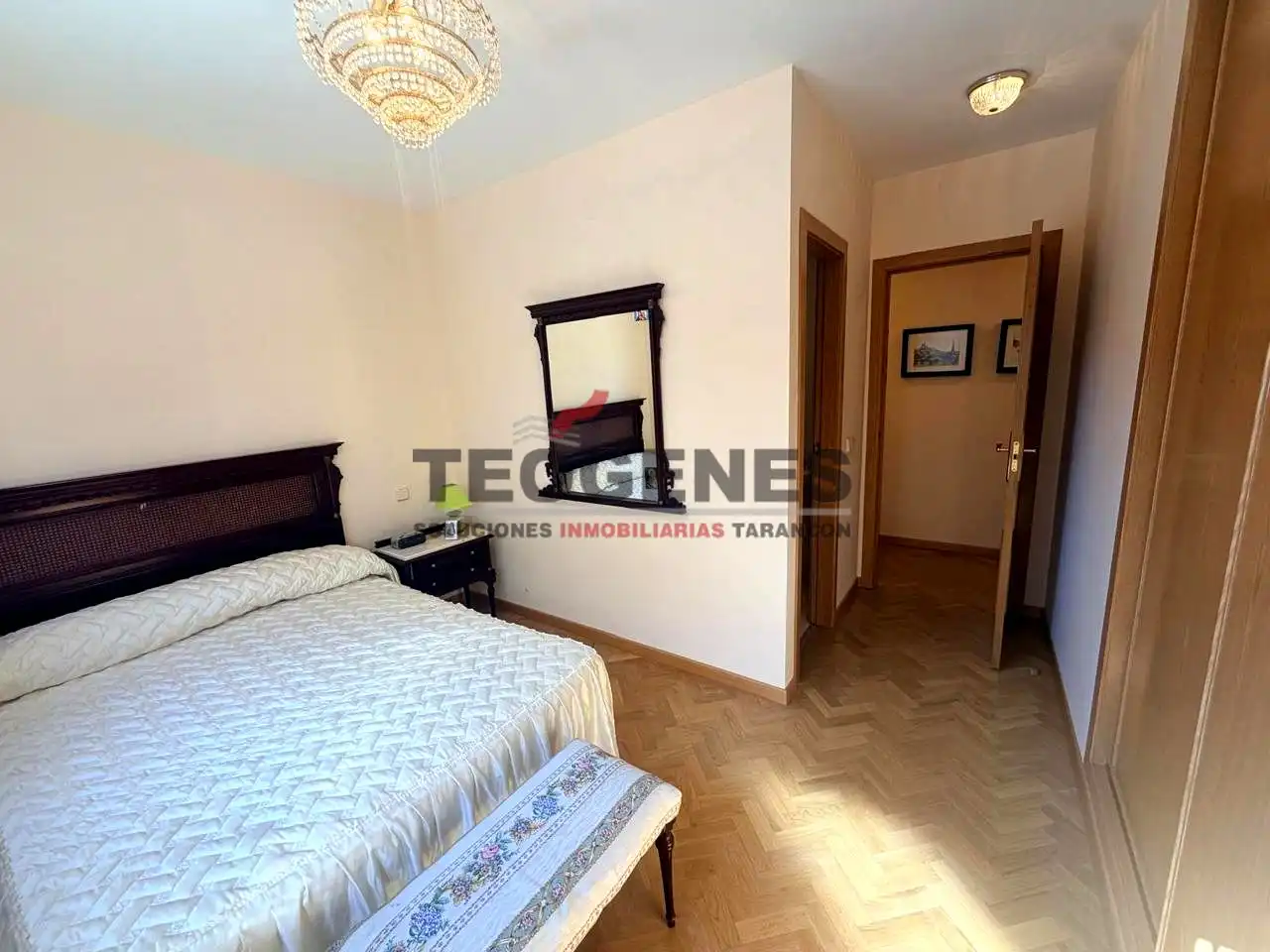 Bedroom of Ground floor for sale in Tarancón  with Heating, Parquet flooring and Storage room