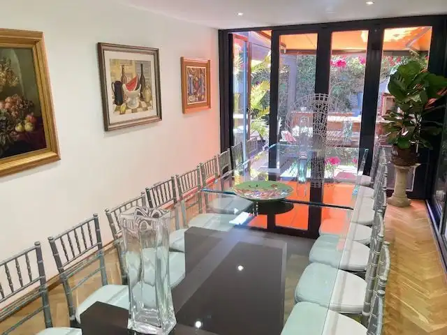Menjador de Casa o xalet en venda en Roquetas de Mar amb Aire condicionat, Calefacció i Jardí privat