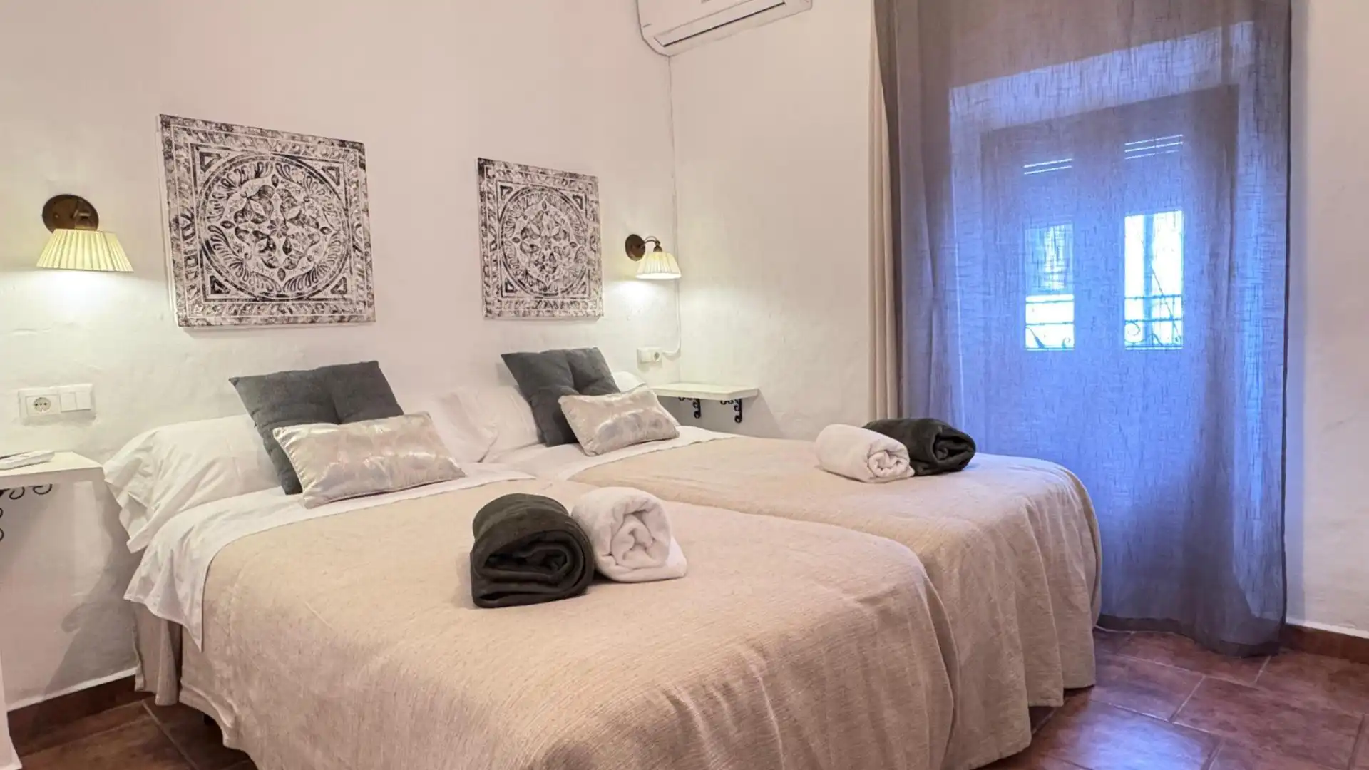 Bedroom of Houses for sale in Iznájar  with Air Conditioner, Heating and Terrace