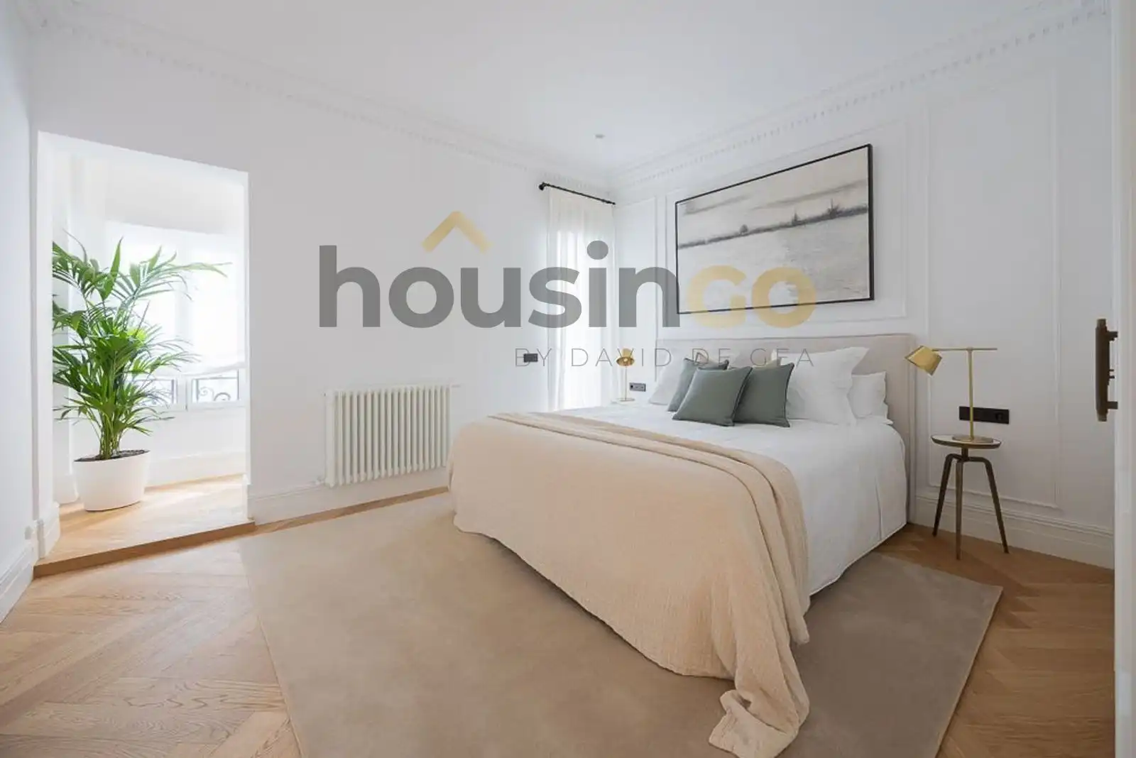 Bedroom of Flat for sale in Madrid  with Air Conditioner, Heating and Parquet flooring