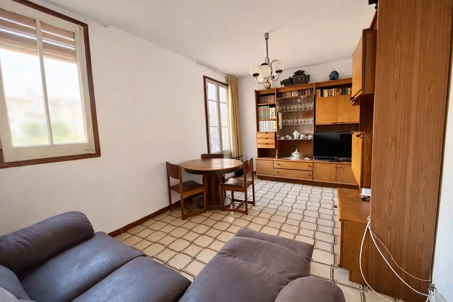 Sala de estar de Piso en venta en Barcelona con Balcón