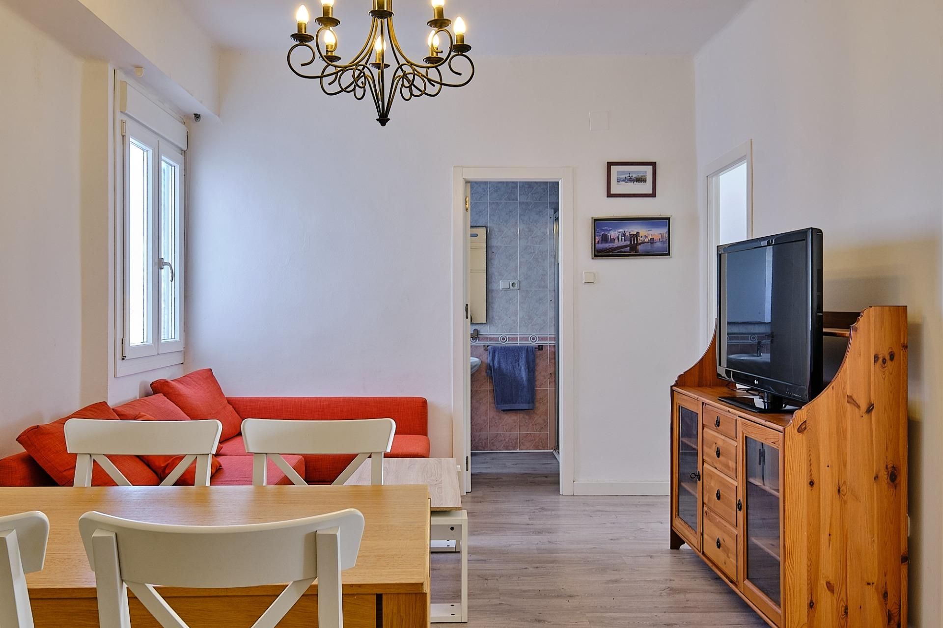 Sala d'estar de Pis en venda en  Cádiz Capital amb Parquet