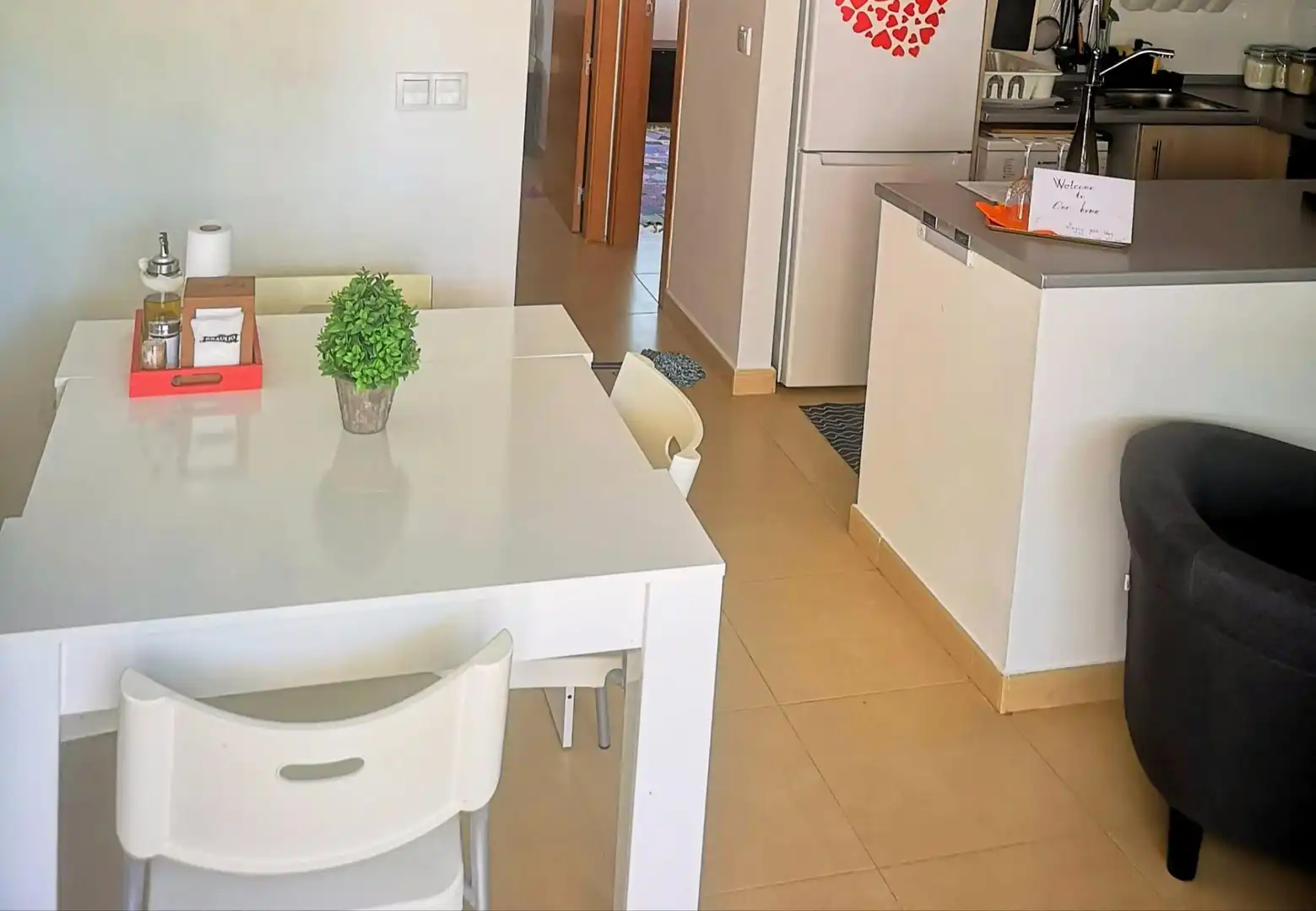 Cuina de Àtic en venda en Alhama de Murcia amb Aire condicionat, Calefacció i Jardí privat
