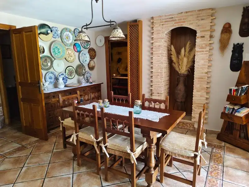 Comedor de Casa o chalet en venta en Bustarviejo con Calefacción, Parquet y Terraza