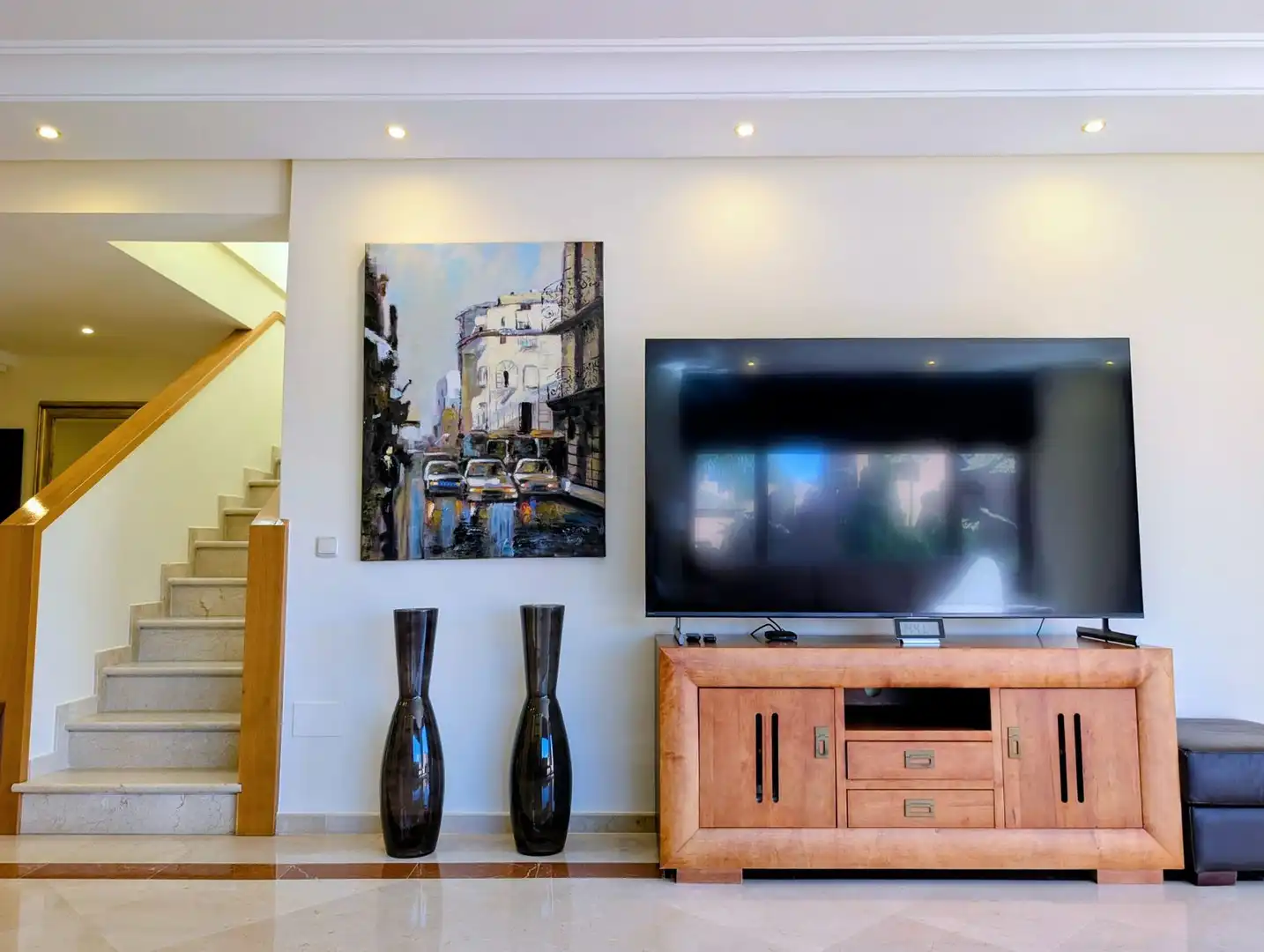 Sala de estar de Ático en venta en Estepona con Aire acondicionado, Calefacción y Terraza