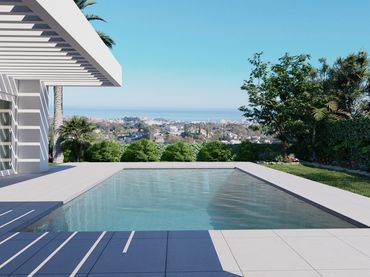 Casa amb piscina en venda a Mijas pueblo