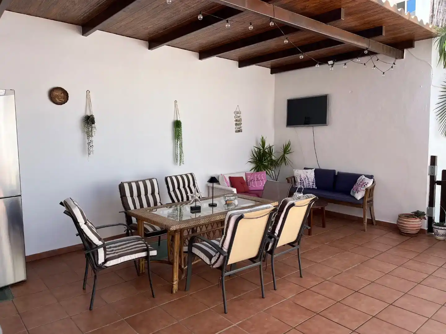 Terrasse von Haus oder Chalet zur Miete in Casabermeja, Málaga