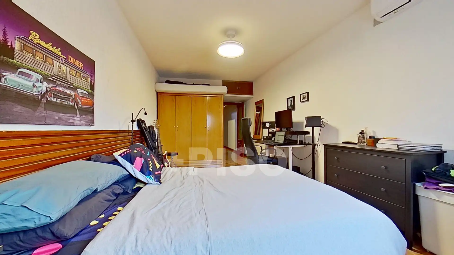 Bedroom of Flat for sale in Madrid  with Air Conditioner, Heating and Parquet flooring