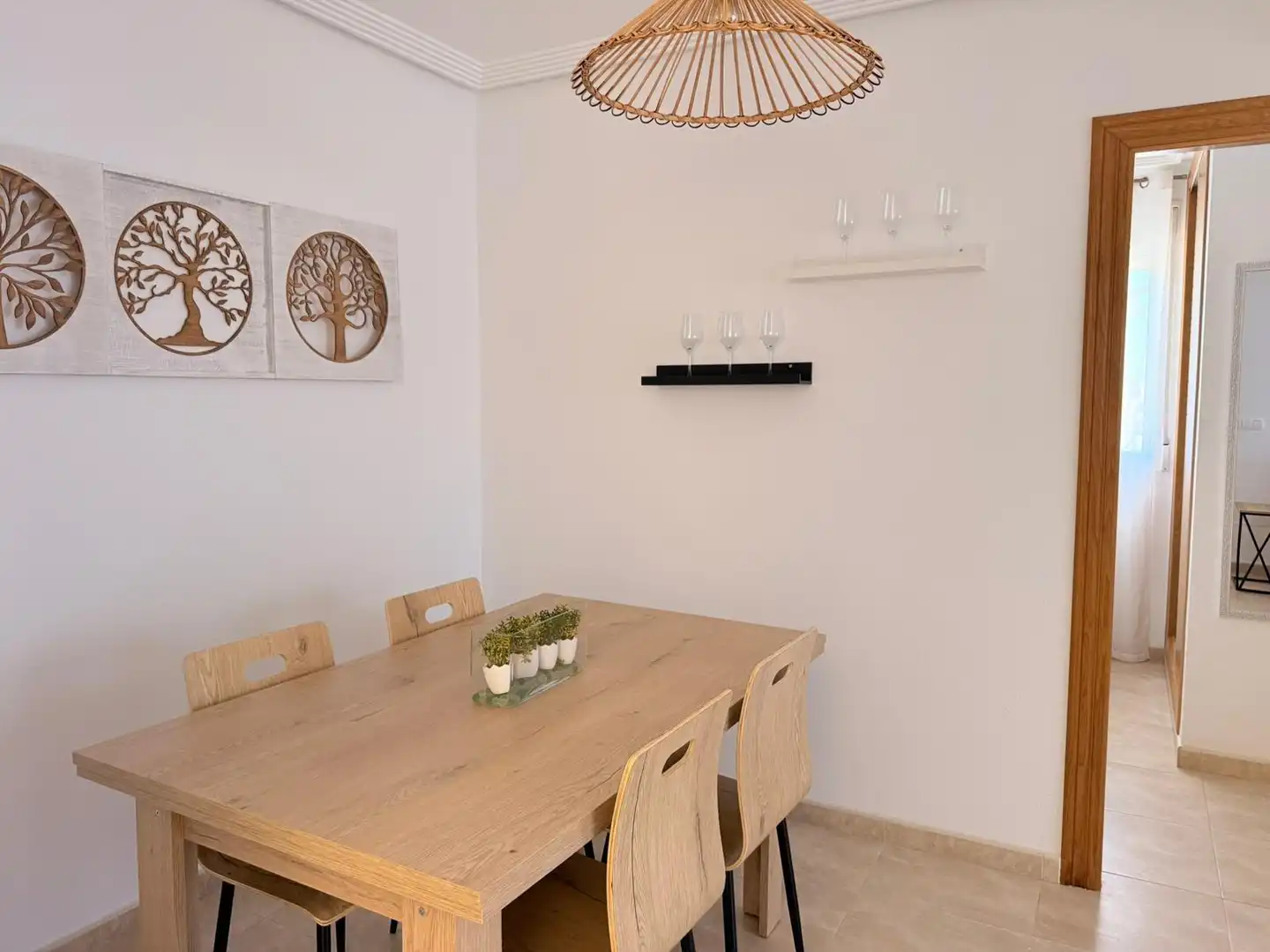 Esszimmer von Wohnung zur Miete in Los Alcázares mit Möbliert und Balkon