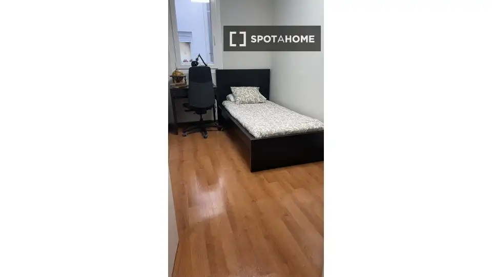 Habitación de Piso para compartir en Barcelona con Aire acondicionado, Calefacción y Amueblado