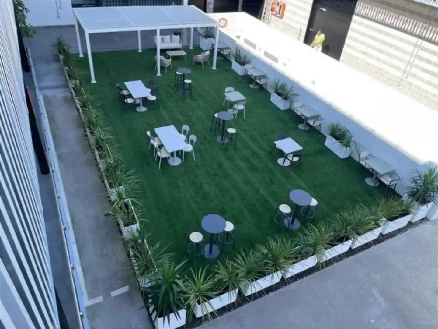 Terrasse von Fabrik Grundstücke zur Miete in Camas