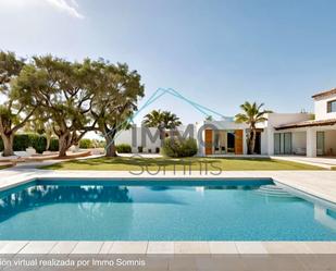 Exterior view of House or chalet for sale in Garrigàs  with Air Conditioner, Terrace and Swimming Pool