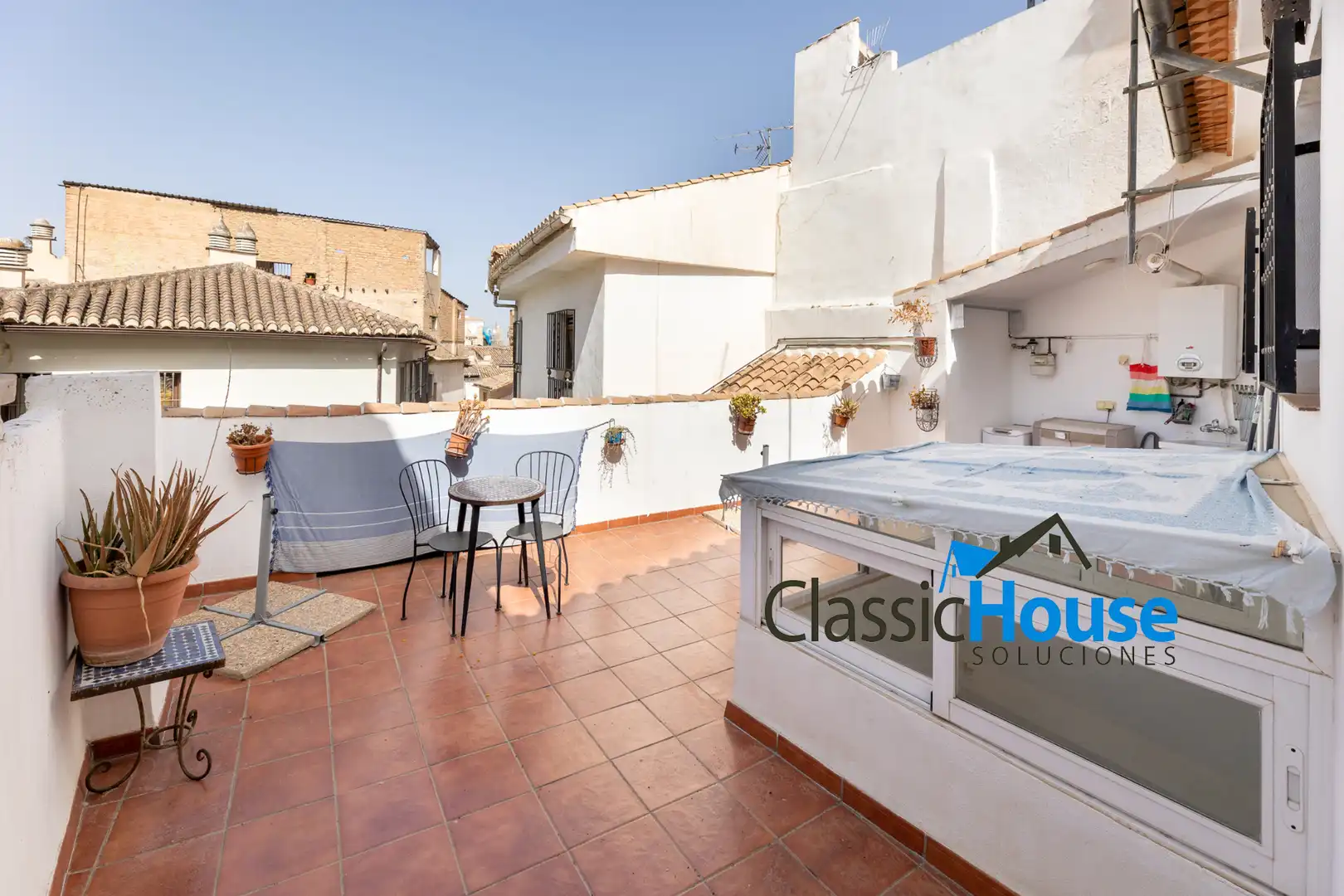 Terraza de Casa adosada en venta en Granada con Terraza, Amueblado y Horno