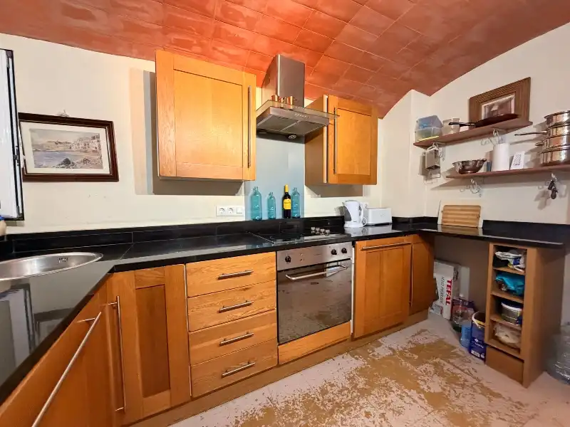 Kitchen of Country homes for sale in Saus, Camallera i Llampaies  with Terrace and Balcony