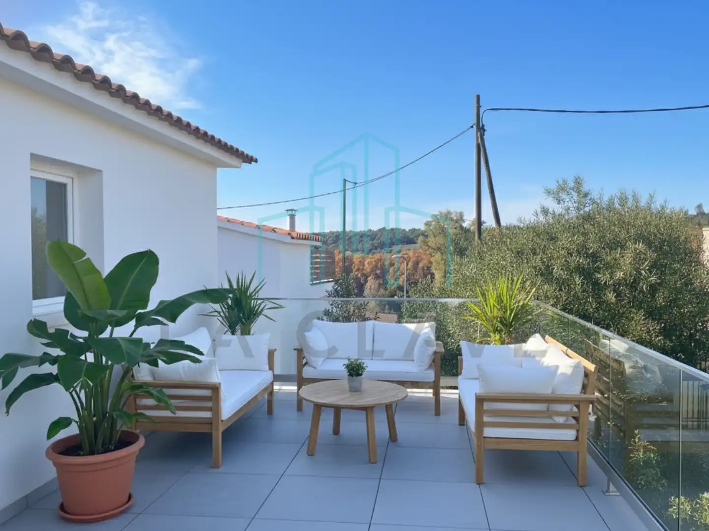 Terraza de Casa adosada en venta en Lliçà d'Amunt con Jardín privado, Terraza y Balcón