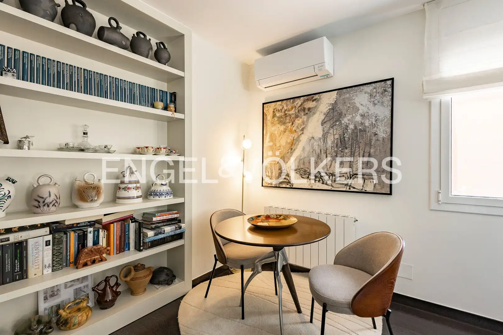 Menjador de Apartament en venda en Esplugues de Llobregat amb Aire condicionat, Calefacció i Jardí privat