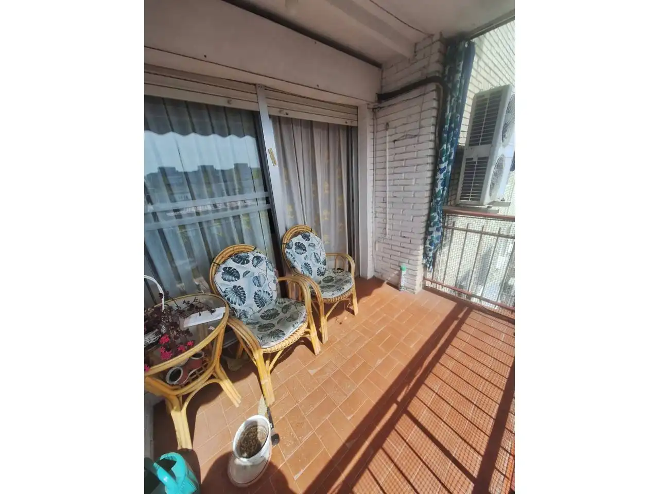 Balcony of Flat for sale in Fuenlabrada  with Air Conditioner, Parquet flooring and Terrace