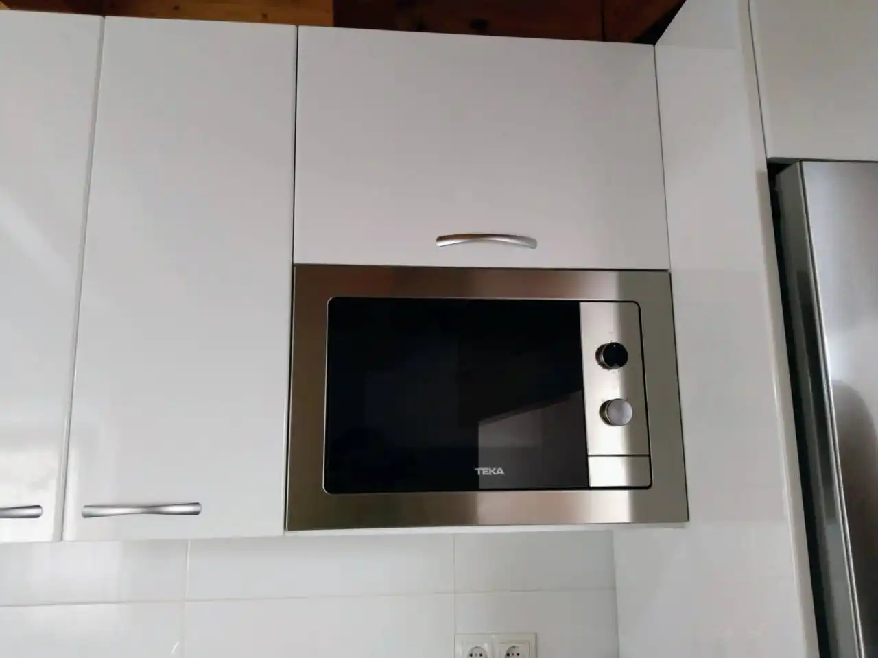 Cuina de Apartament de lloguer en Burgos amb Calefacció, Parquet i Moblat