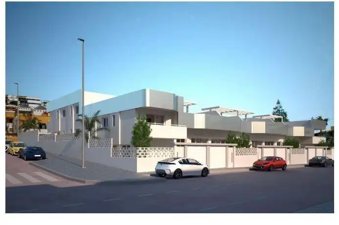 Außenansicht von Maisonette zum Verkauf in Águilas mit Klimaanlage, Terrasse und Abstellraum