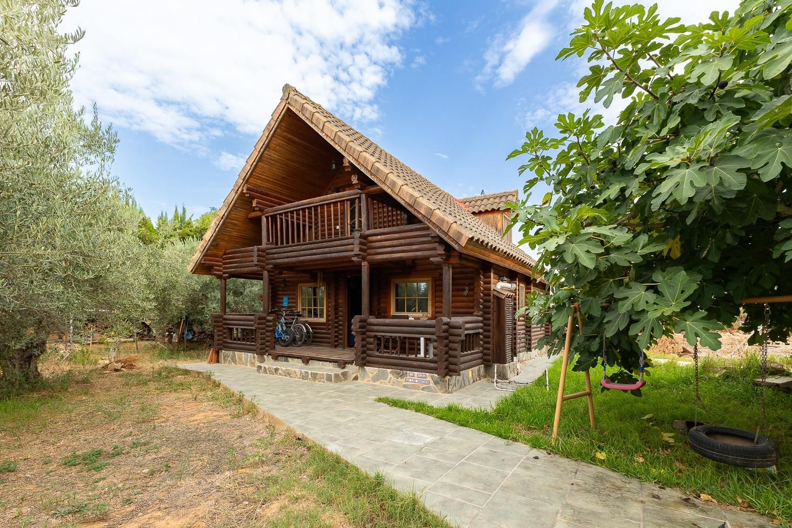 Exterior view of House or chalet for sale in Cheste  with Private garden