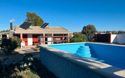 Schwimmbecken von Haus oder Chalet zum verkauf in Osera de Ebro mit Privatgarten