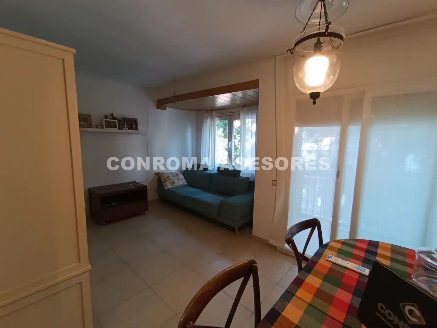 Sala de estar de Piso en venta en Malgrat de Mar con Aire acondicionado, Calefacción y Parquet