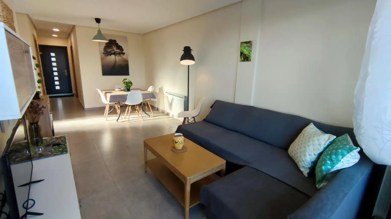 Living room of Flat for rent in Miengo  with Heating, Parquet flooring and Terrace