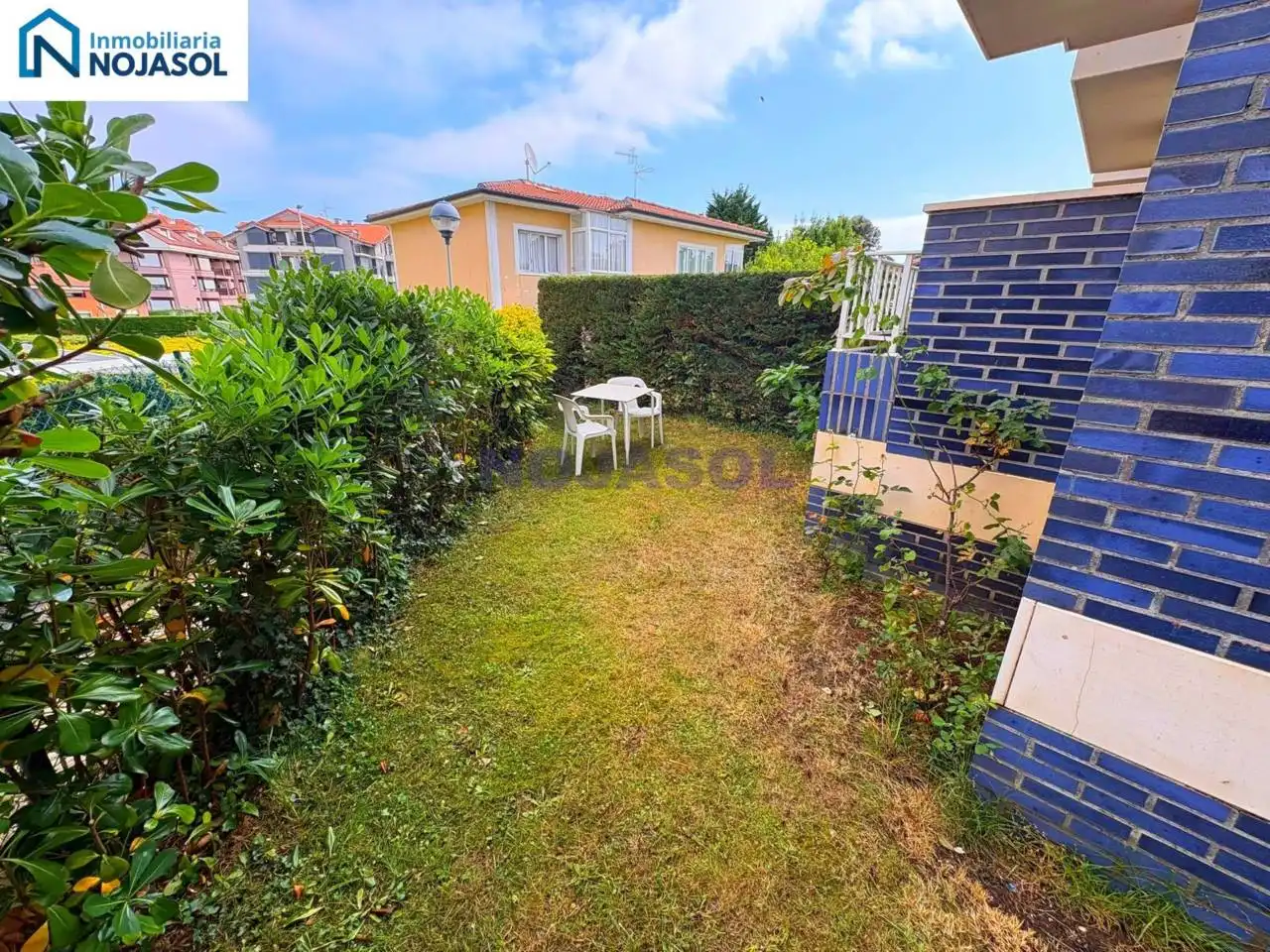 Jardín de Apartamento de alquiler en Noja con Calefacción, Jardín privado y Terraza